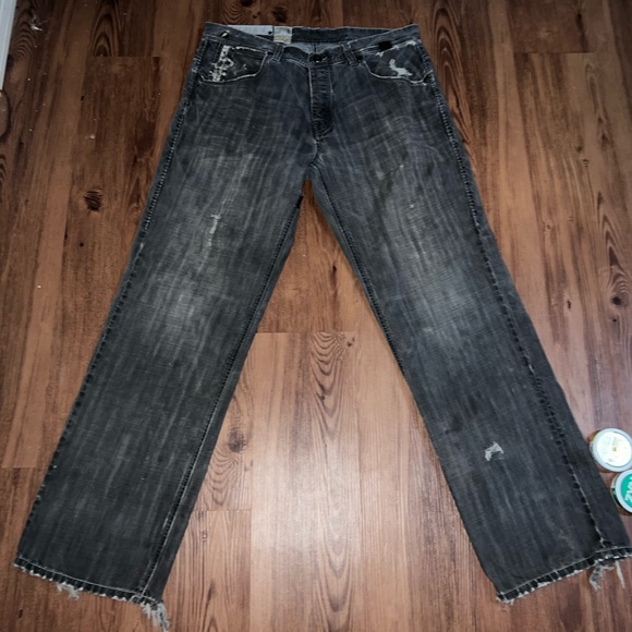 y2k Perish Nation baggy jeans tagged 38 but but like 36 - Picture 1 of 10
